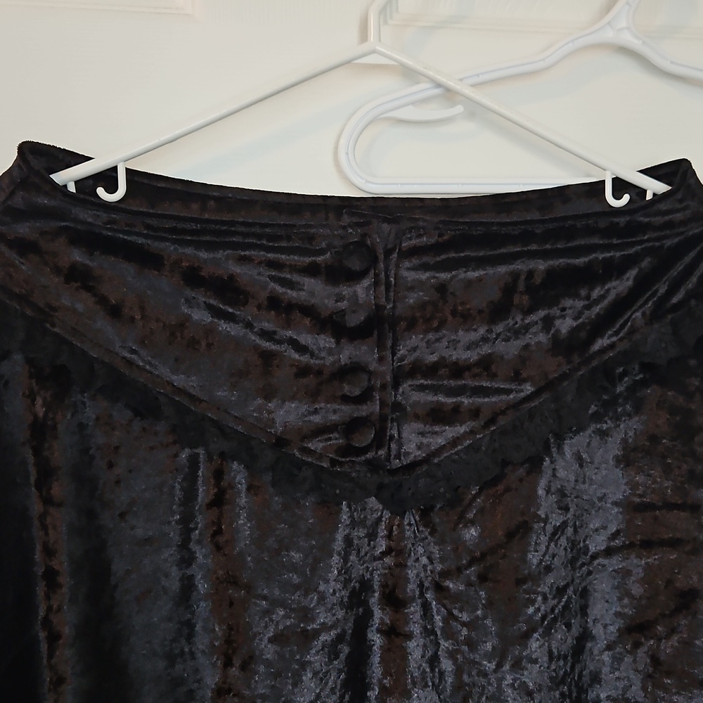 Grave Girls black Velvet skirt - Picture 2 of 5